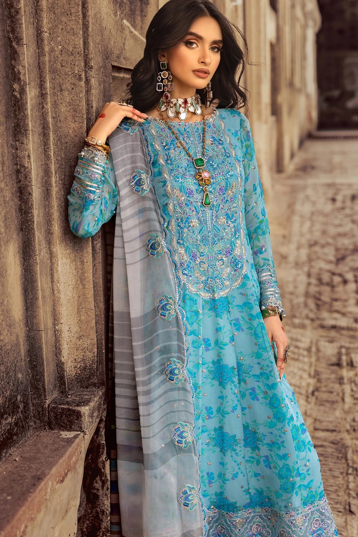 3-PC Unstitched Luxury Chiffon Collection