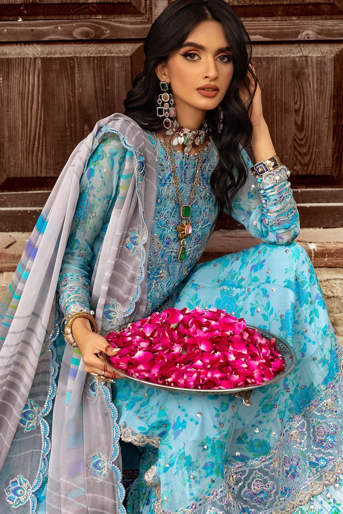 3-PC Unstitched Luxury Chiffon Collection