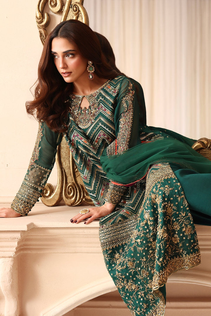3-PC Unstitched Embroidered  Luxury Chiffon