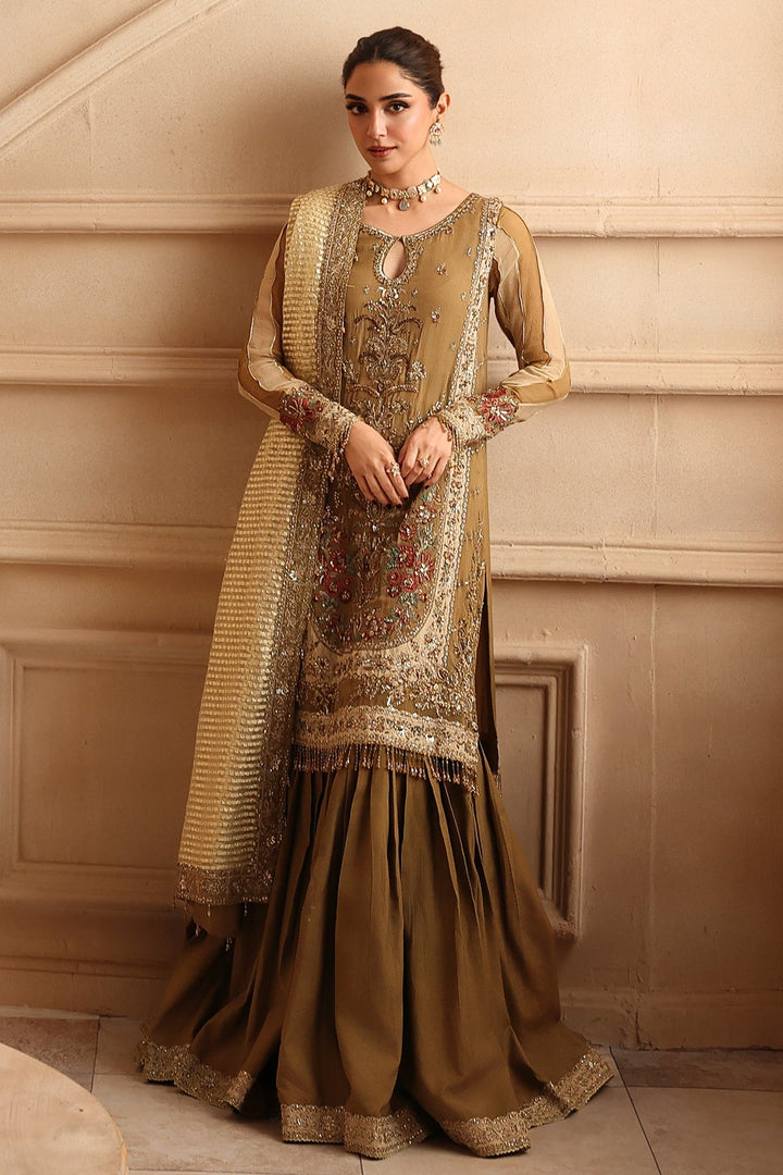 3-PC Unstitched Embroidered  Luxury Chiffon