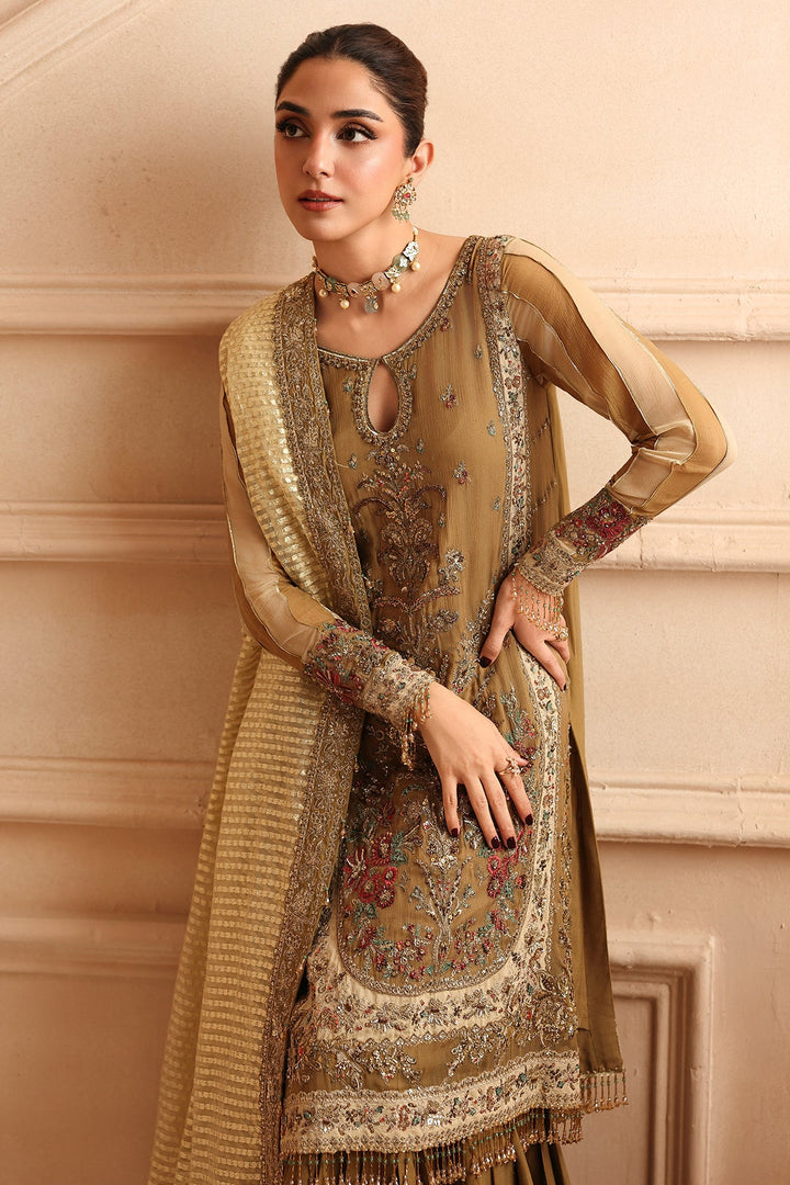 3-PC Unstitched Embroidered  Luxury Chiffon