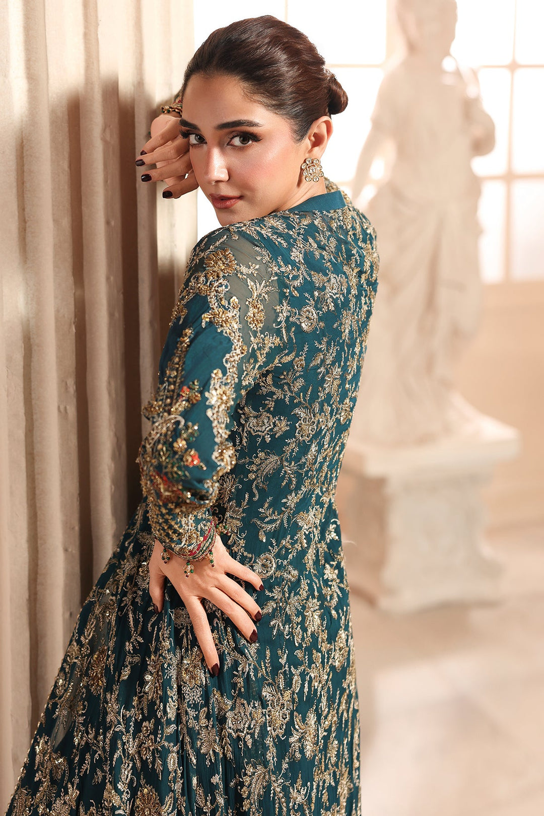 3-PC Unstitched Embroidered  Luxury Chiffon